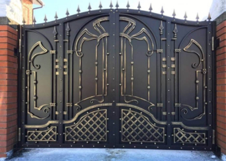 Кованые ворота в Краснодаре