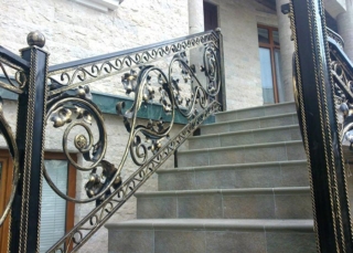 кованые перила для лестниц Damask